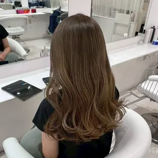 ロング カラー Parve Mix 森 美遥🇰🇷🩶のヘアスタイル