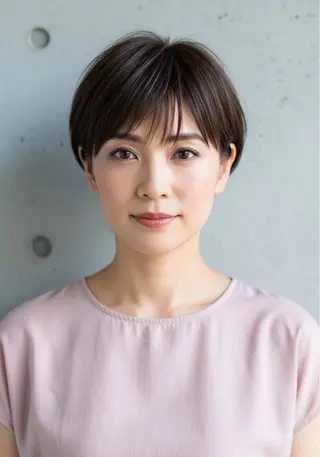 ショート 歌 音のヘアスタイル