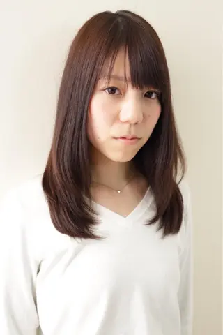 ミディアム セミロング カラー タジマ ヤスヒサのヘアスタイル