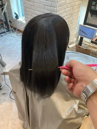 セミロング 髪質改善美容師 🌟塚本のヘアスタイル