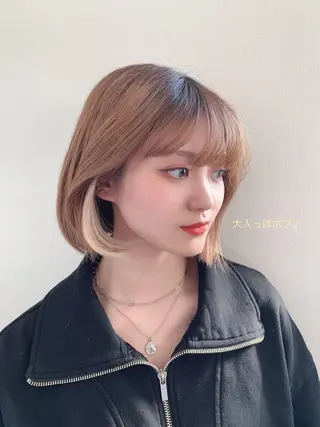 ショート 韓国ヘア/レイヤー/ 顔まわり/りょーとのヘアスタイル