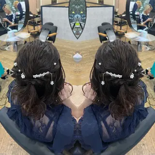 ショート ヘアアレンジ ハイライト/レイヤー /ハイトーン/AOIのヘアスタイル