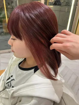 セミロング カラー 🦋sana🦋 似合わせカット✁のヘアスタイル