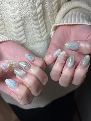 ネイル Amber21.所属・Nagahama Akariのネイルデザイン