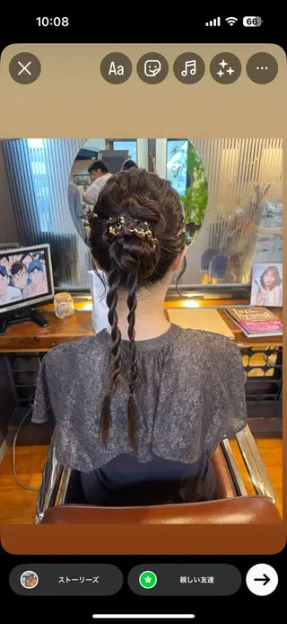 ヘアアレンジ NAGONSTYLE 田村　莉生のヘアスタイル