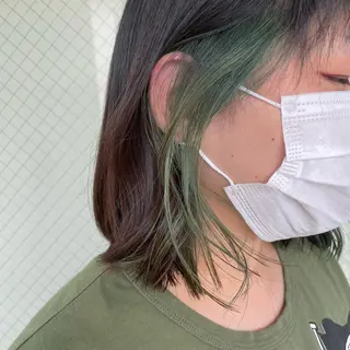 ミディアム カラー 艶髪/巻ける縮毛矯正 /髪質改善naoのヘアスタイル