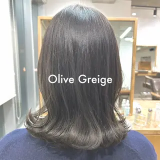 セミロング カラー Eri 🌿透明感・艶カラーのヘアスタイル