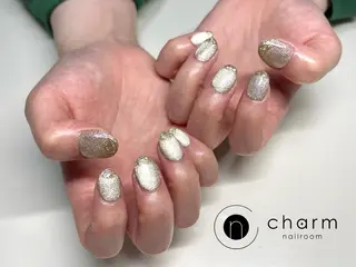 ネイル ネイルルーム チャームのネイルデザイン