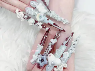 ネイル MoMoA Nail ネイル長さ出し専門店のネイルデザイン