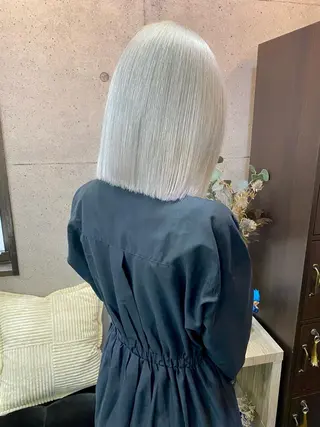 ミディアム カラー ⭕️ダメージレス特化 髪質改善🥇丸山憲人のヘアスタイル
