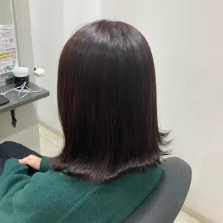 ミディアム カラー ピンクカラー🎀 米津 美佑のヘアスタイル