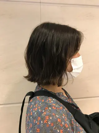 ミディアム 艶髪　韓国ヘア　特化 Zina北千住　阿部のヘアスタイル