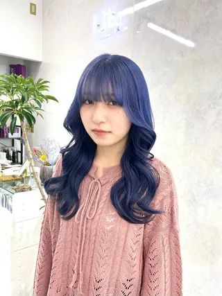 ミディアム カラー パーマ ヘアアレンジ メンズ キッズ ネイル マツエク・マツパ アイブロウ 💖オタク美容師 ꒰ঌ♡モモ♡໒꒱のヘアスタイル