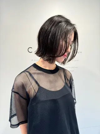 ショート CALME  by bougie ENAのヘアスタイル