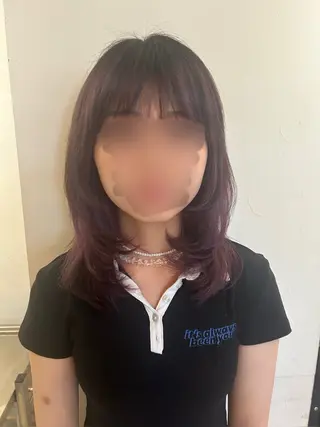 ミディアム カラー IT by ALBUM立川のヘアスタイル