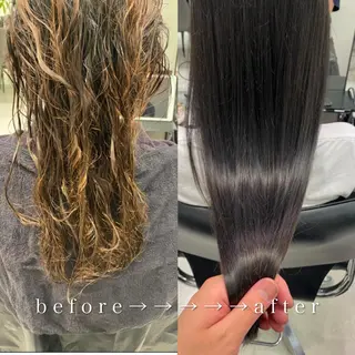 ロング カラー ヘアアレンジ 似合わせ専門美容師 なかじまのヘアスタイル