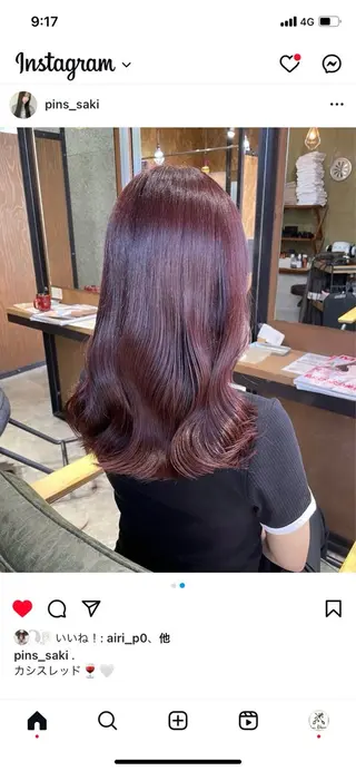 セミロング カラー 🫟Blanco🫟 Color&Careのヘアスタイル