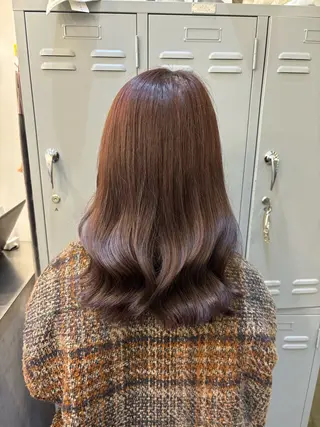 ミディアム カラー 髪質改善特化美容師 久万祐人のヘアスタイル