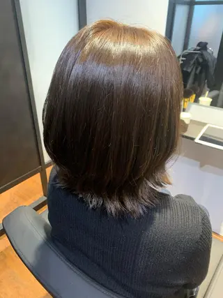 セミロング N゚秋田店【副店長】 aiのヘアスタイル