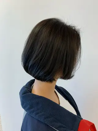 ショート カラー 顔まわりカット✄ ベージュカラー🧸のヘアスタイル