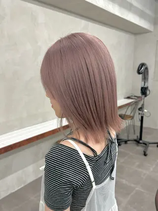 ミディアム カラー nico TOKYO 渋谷所属・ブリーチ　ハイトーン 特化🌈フジタハルキのヘアスタイル