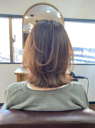ミディアム 似合わせレイヤー 🇰🇷荒木洋文のヘアスタイル