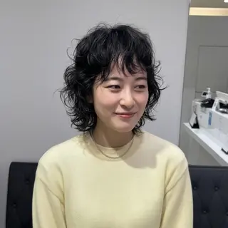 ショート パーマ 【パーマ特化美容師】 ✂️✨飯田哲也のヘアスタイル