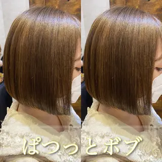 ショート 韓国風ヘア✻透明感 カラー✻yukaのヘアスタイル