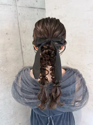 ヘアアレンジ 女性に人気♪ はやしほのかのヘアスタイル