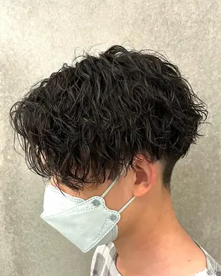 ミディアム パーマ メンズ 瀧野 翔吾【メンズ特化】のヘアスタイル