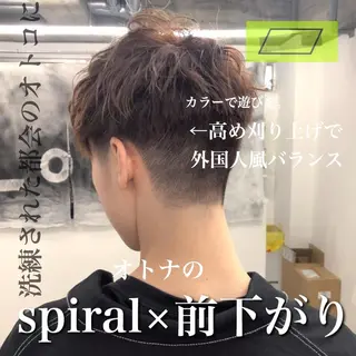 カラー パーマ メンズ メンズサロン rootのヘアスタイル