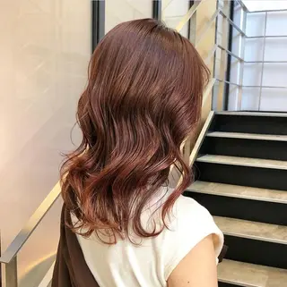 セミロング カラー パーマ ヘアアレンジ メンズ キッズ stylist 🌸 kana.のヘアスタイル