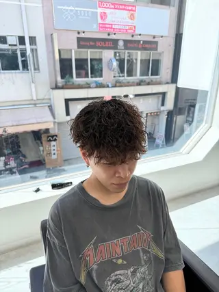 ショート パーマ メンズ メンズパーマ名人 TAKUMAのヘアスタイル