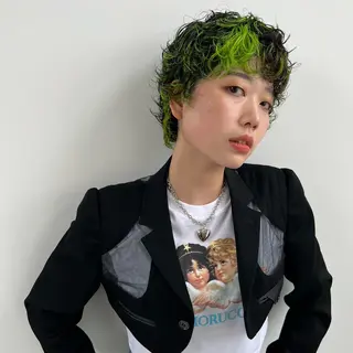 ショート パーマ Ryo リョウのヘアスタイル