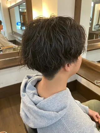 パーマ メンズ メンズサロン アソビ元町のヘアスタイル