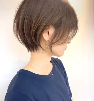 ショート ショート/ 似合わせカットモカのヘアスタイル