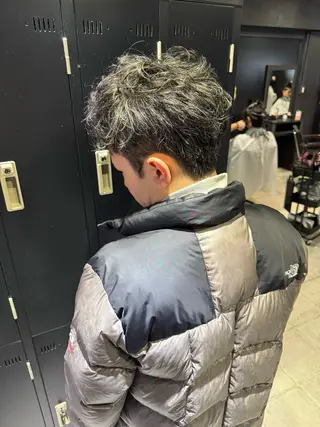 ショート ヘアアレンジ メンズ メンズ専門 美容師✨ アメ村 堀江颯瑛のヘアスタイル