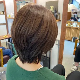 ショート カラー 木宮 美緒のヘアスタイル