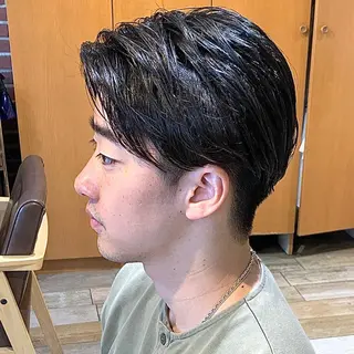 ショート パーマ メンズ メンズパーマ&メンズ 縮毛矯正/平野/渋谷のヘアスタイル
