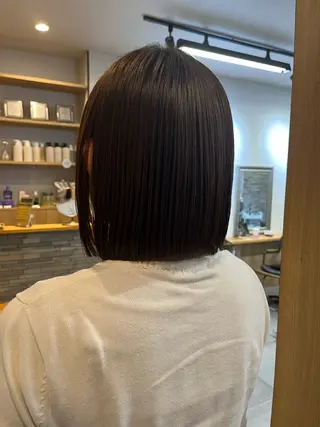 ショート レイヤー/縮毛矯正 /新宿/佐藤巧己✨のヘアスタイル