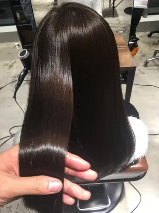 ロング 韓国美髪矯正✂️ 佐藤ヒロのヘアスタイル