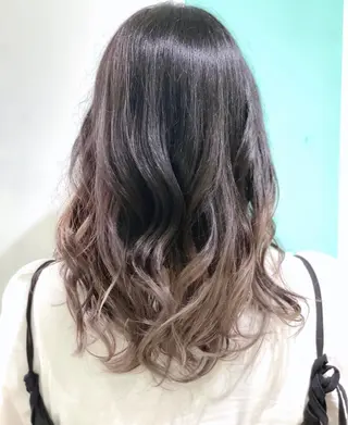 セミロング 原 千景のヘアスタイル