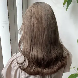 ロング カラー UNBLEACH ブリーチカラーのヘアスタイル