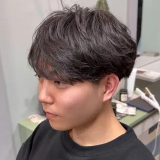 パーマ メンズ メンズパーマ/メンズ カット/たばたよしきのヘアスタイル