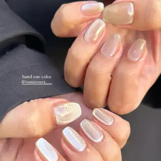 ネイル シンプルネイル Ezura Yumiのネイルデザイン