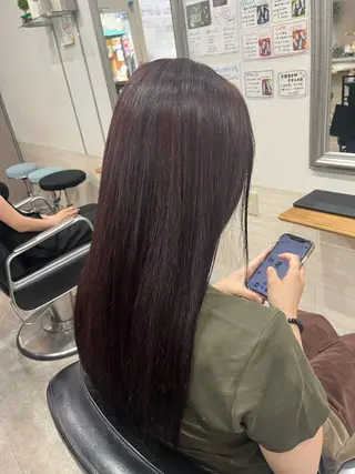 ロング カラー 堀川 希歩のヘアスタイル