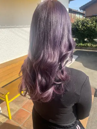 カラー 菊池 栄里奈のヘアスタイル