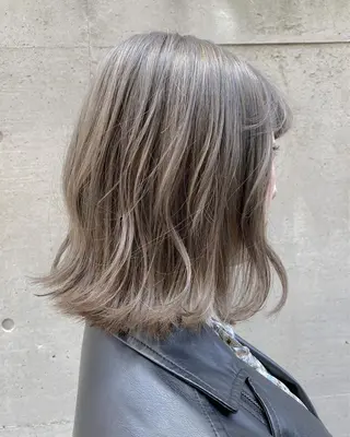 ミディアム カラー 【透明感、艶髪】西村 有司のヘアスタイル