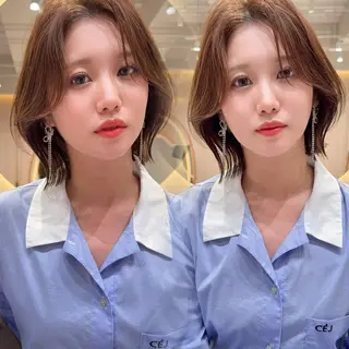 ショート カラー レイヤー❣️縮毛矯 川村利幸のヘアスタイル