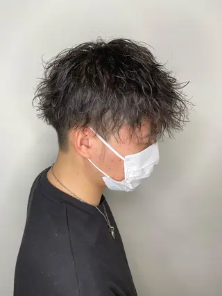 パーマ メンズ 渋谷/フェード/ 國分 翔のヘアスタイル